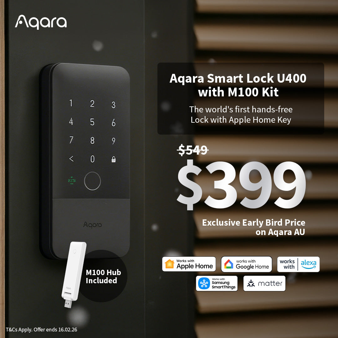 Aqara's new U400 smart lock kit: keyless entry perfected.
