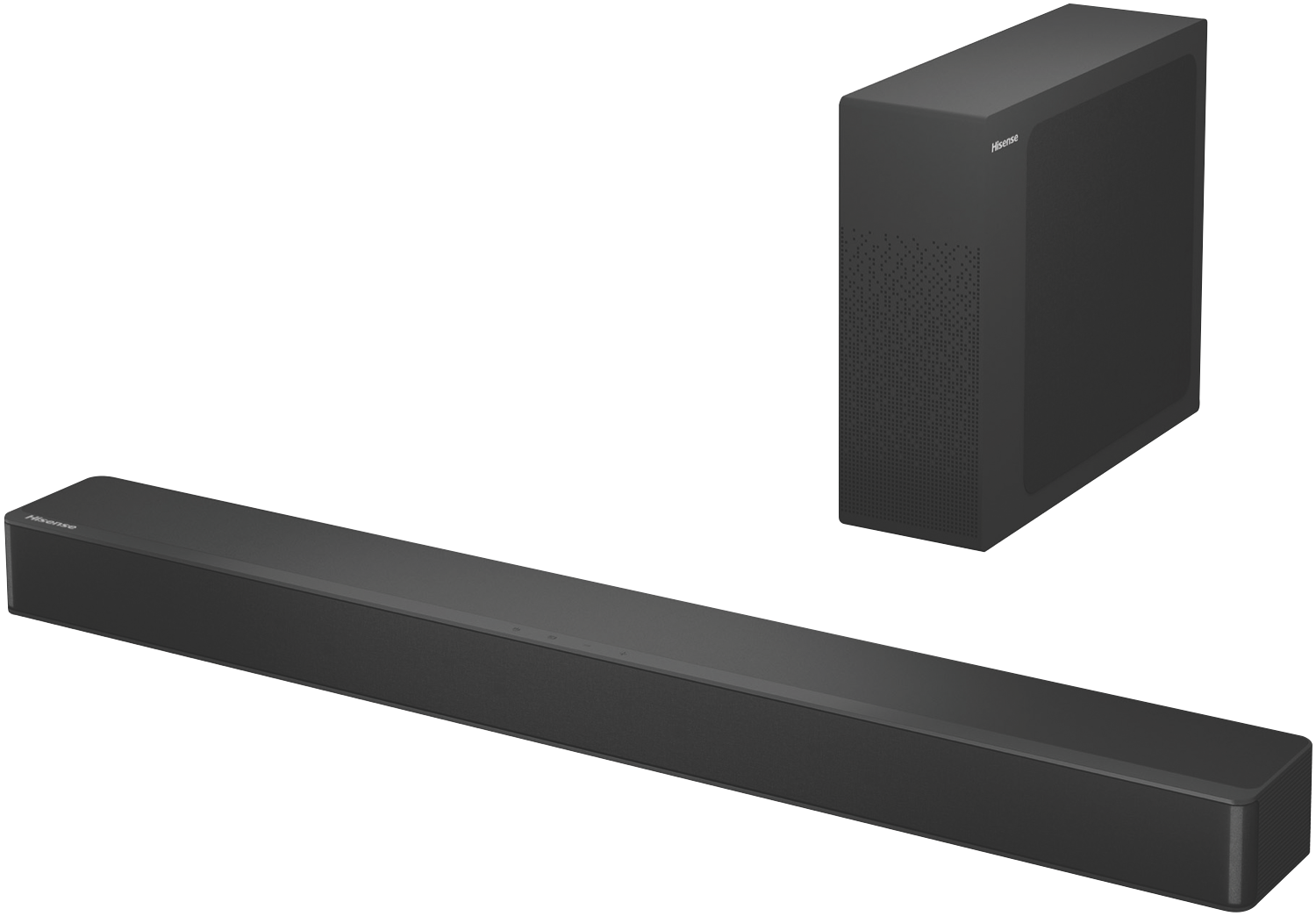 big sound, small price: hisense 2.1 soundbar now $161.