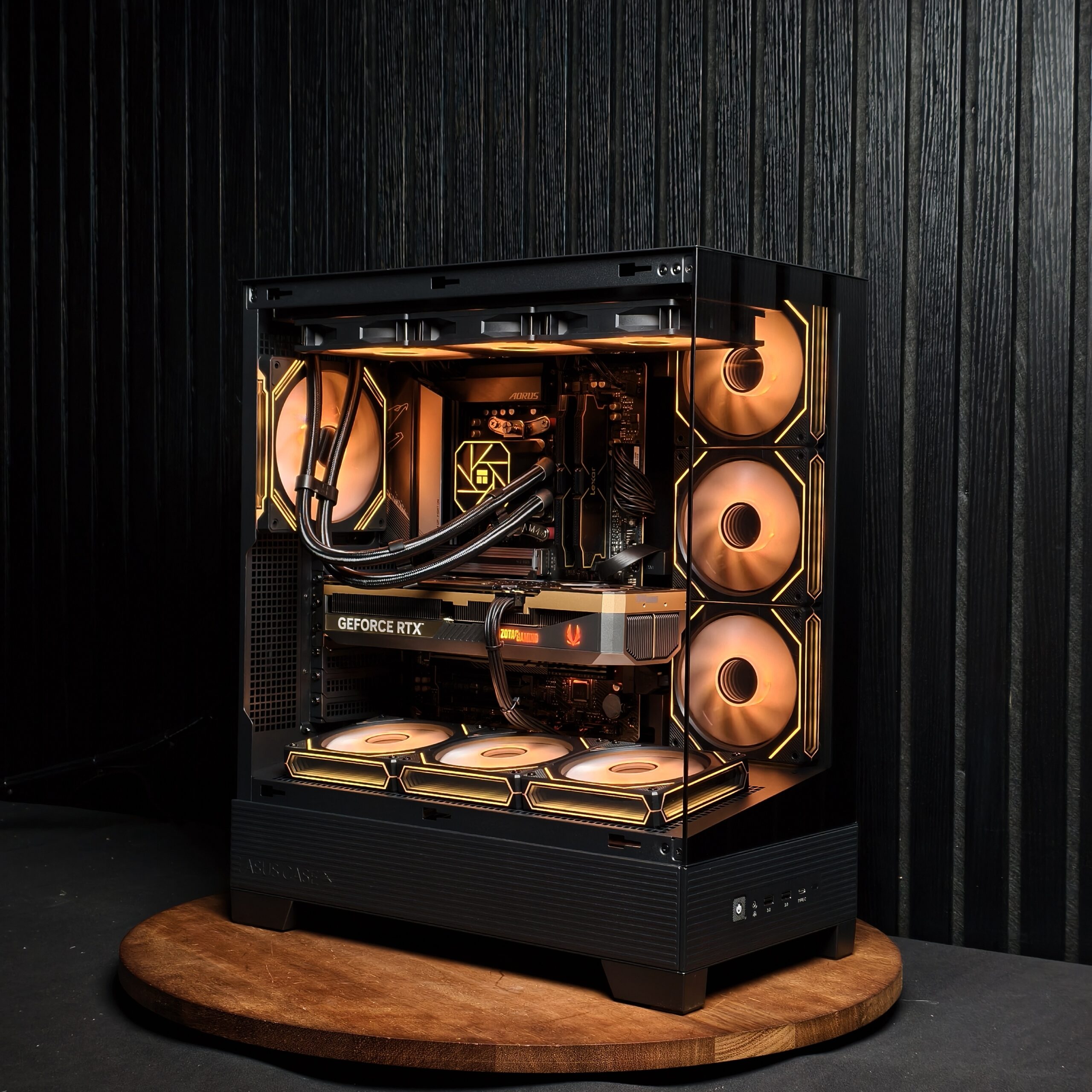Next-gen powerhouse: R7 9800X3D & RTX 5080 gaming PC.