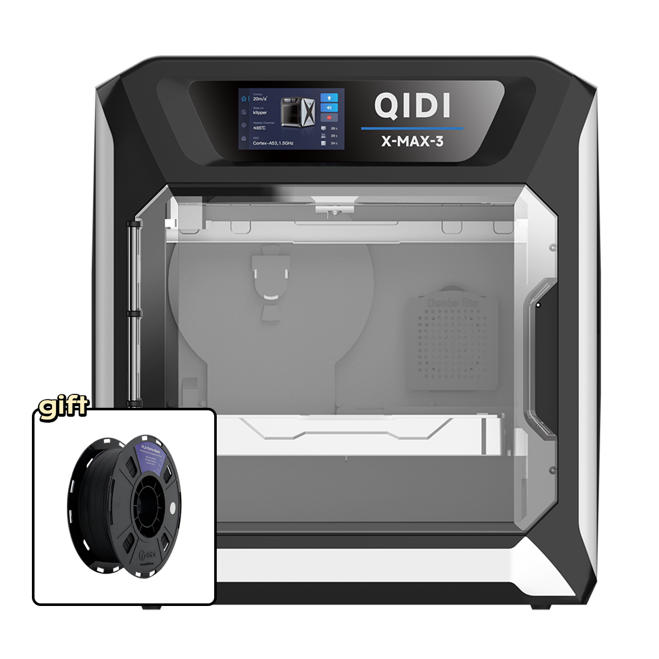 qidi x-max 3: blazing speed meets massive build volume.