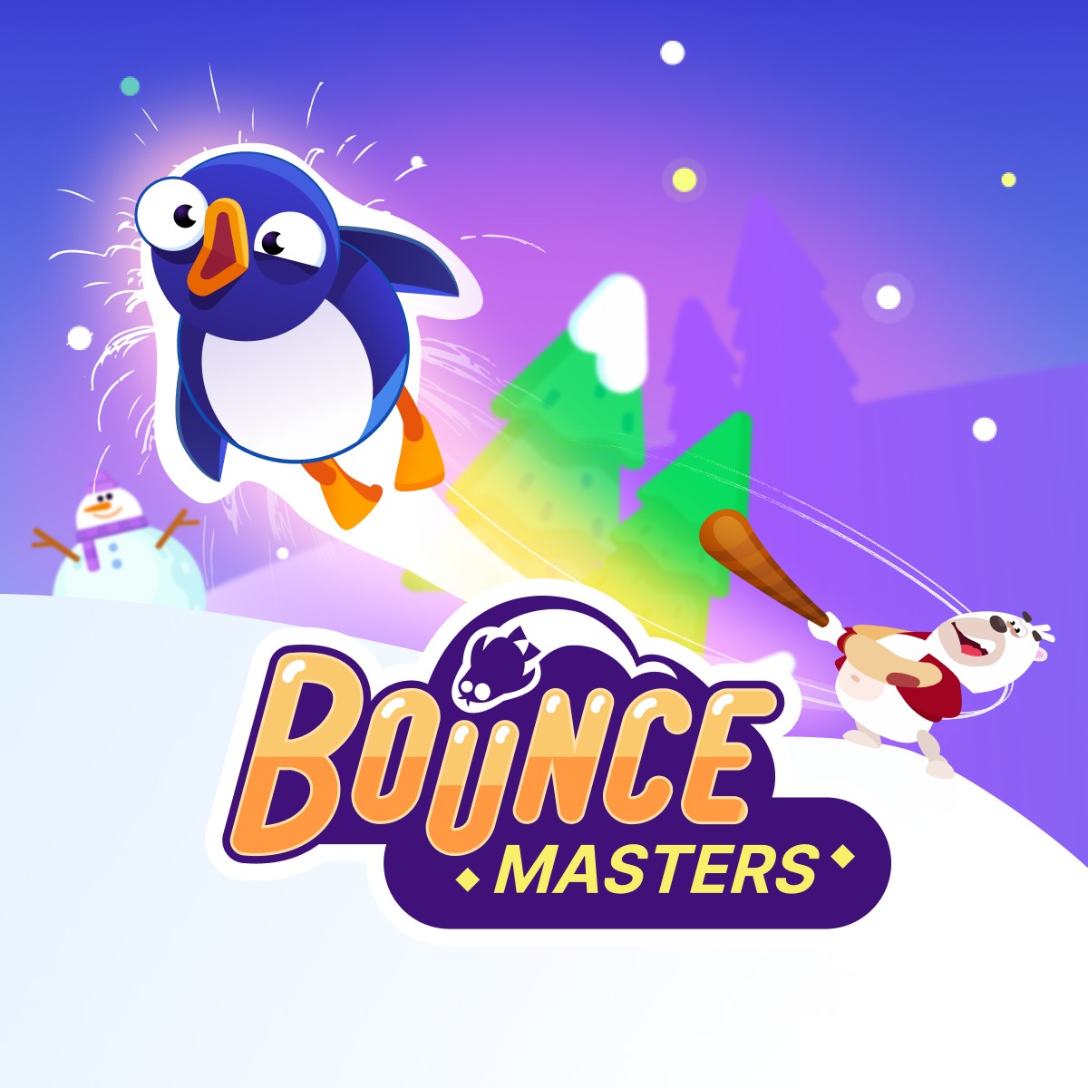 send a penguin flying for free in bouncemasters!