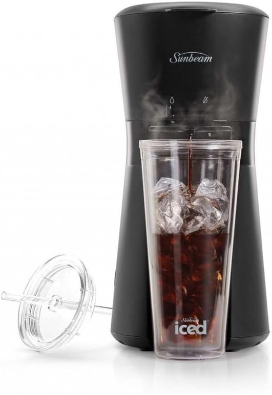 sunbeam iced coffee machine plunges to a cool $38.
