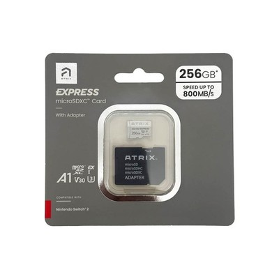 supercharge your nintendo switch 2 with this atrix 256gb card.