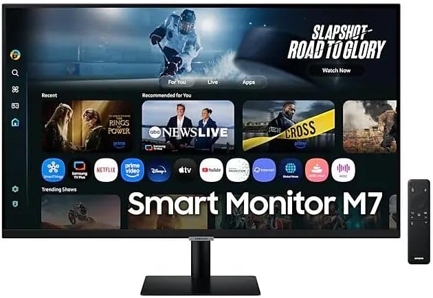 the ultimate 4k smart monitor for work and entertainment.